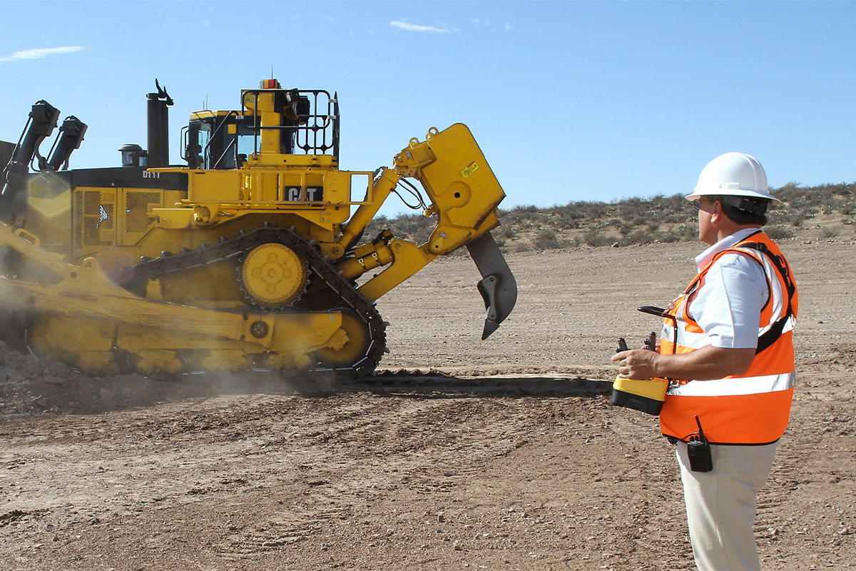 Cat Command for Dozing in Construction